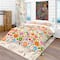 Designart 'Retro Flower Pattern' Bohemian & Eclectic Bedding Set - Duvet Cover & Shams
